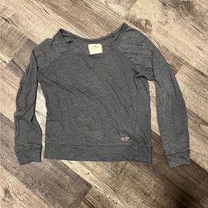 Grey Hollister long sleeve shirt